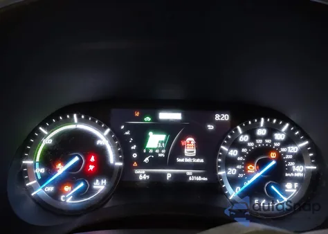 2021 Toyota Highlander Hybrid Xle из США, поврежденный, VIN 5TDGBRCH4MS523474